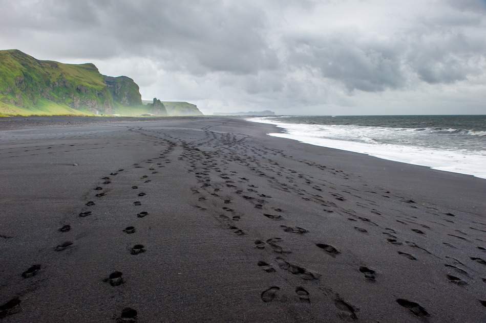 Icelandic Black Sand Beach